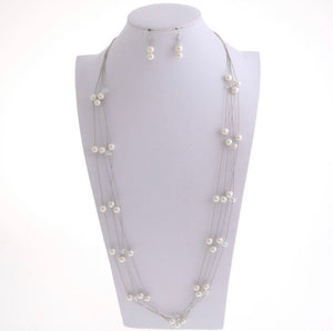 Kathy Pearl Necklace Set